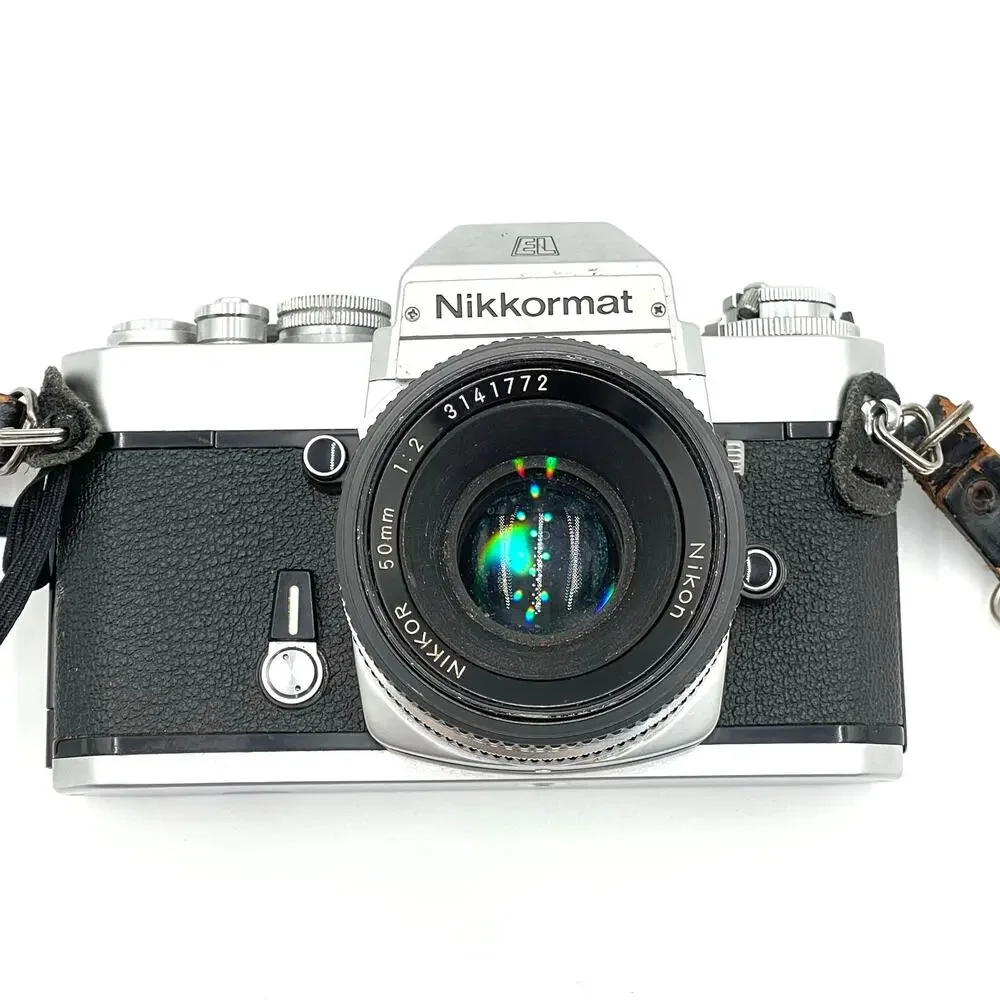 Nikon Nikkormat EL Film Camera with 50mm f1.4 Nikkor-S Lens As Is